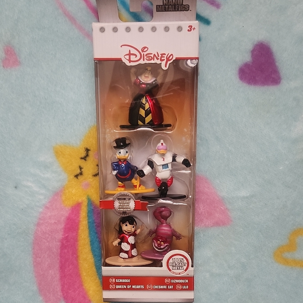 Disney Action Figure Set - Red, Black, Yellow - Picture 1 of 6
